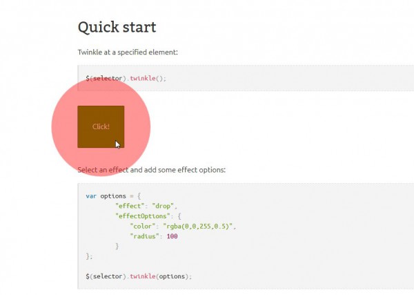 jQuery.twinkle