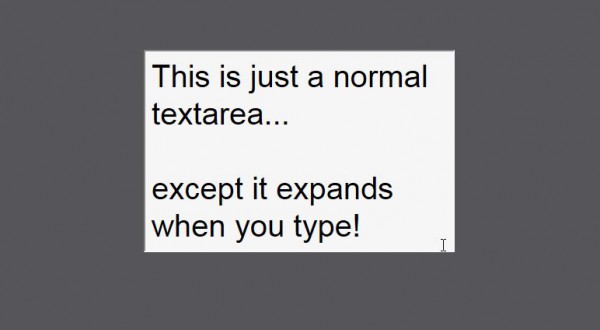 ExpandingTextareas